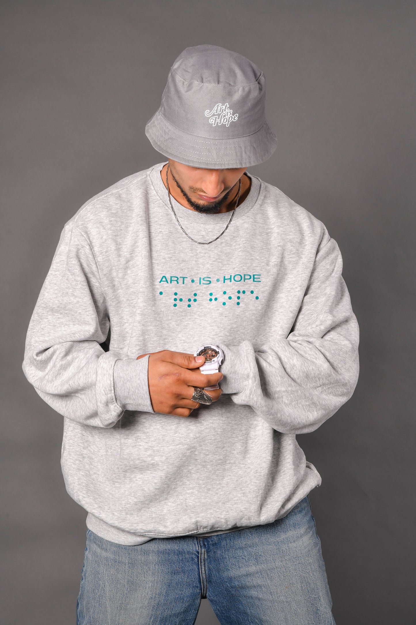 Oversized Art-Is-Hope Sweatshirt