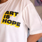 Art Is Hope White T-shirt